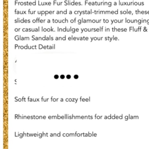 Luxe Powder Pink Slides w Rhinestones - Picture 3 of 3